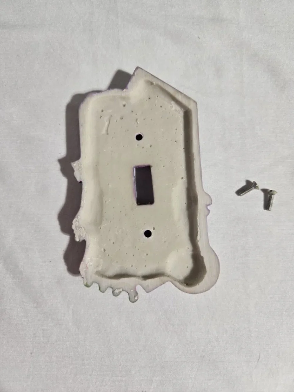 Vintage 90s Girls Sports Light Switch Plate Cover All Star Soccer Tennis Resin